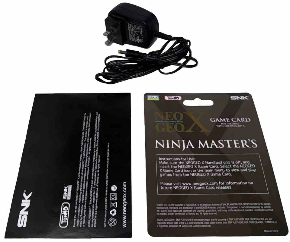 Neo Geo X Gold TV Docking Charge Station Only w/ Power Cord & Ninja Masters - Image 3 of 4
