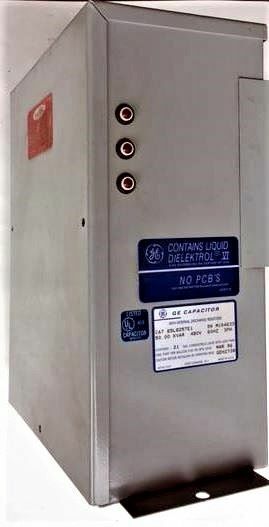 General Electric Capacitor - 50 kVA, 480V, 3 P, 60 hz. Dielektro