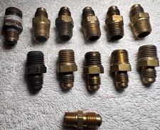 BACKFLOW REPAIR FITTINGS:  Eleven-1/4" and One-1/8"   NEW, OLD STOCK   (#25)