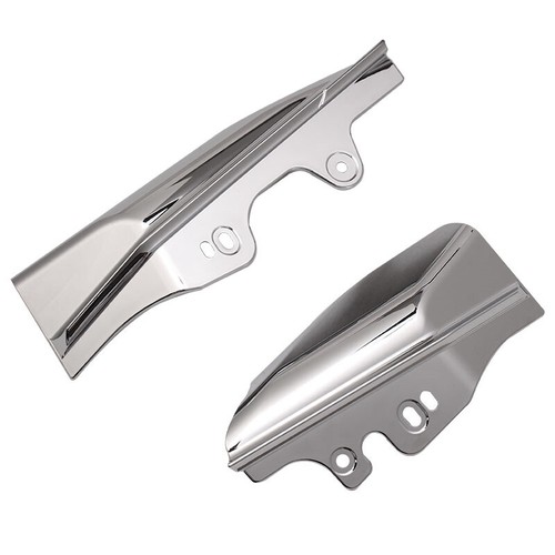 Chrome Mid-Frame Air Deflectors For Harley Road King Electra Street Glide 01-08 - Picture 7 of 12