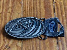 Vintage silver Moon Concept 2005 Surfer Belt Buckle New Old Stock