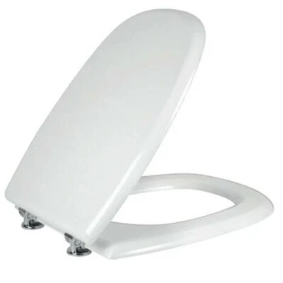 SANIPLAST Sedile Copriwater Wc in legno MDF bianco per copri water Pozzi Ginori Square