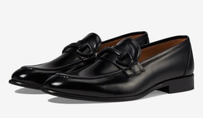 New Brunomagli ALESSIO  Black Leather Mens Shoes 7.5 M