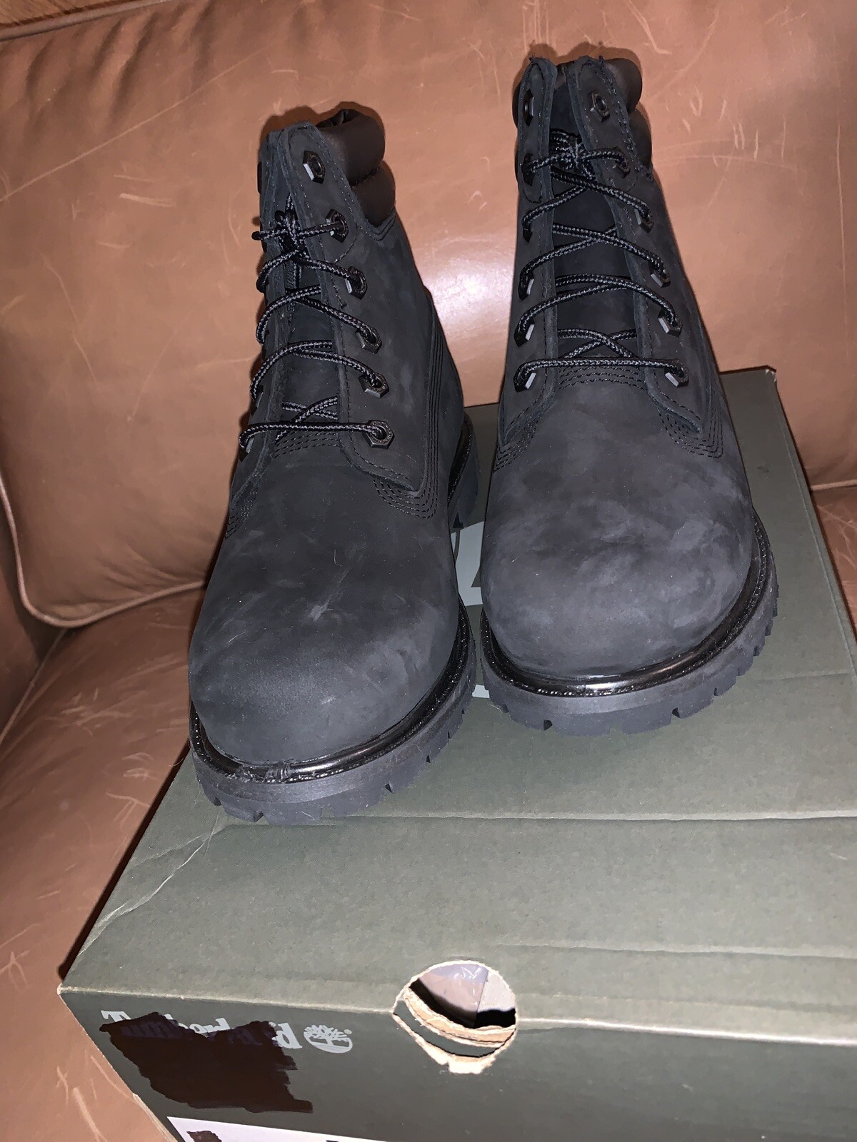 NIB Timberland Waterville 6" Black Women's Boot 0A15QY001 - right 8 / left 7.5 image 4