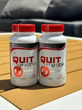 2 Quit Gluten Off Block Weight Control Digestion Supplement Digestive Enzyme