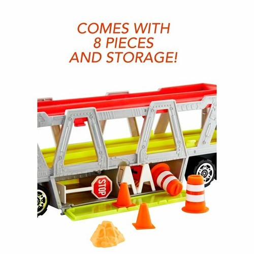 New Matchbox MBX Construction Hauler 16 Inch Green Truck & Accessories Tractor - Picture 4 of 5