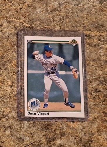 (7) Omar Vizquel 1989 Upper Deck Rookie Card RC Topps Donruss Score Fleer HOF? - Picture 14 of 15