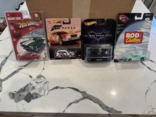 Hot Wheels Premium Four Car Lot In Excellent Condition All On Card Good Price
