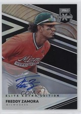 2020 Panini Elite Extra Edition Signatures Freddy Zamora #53 Auto 08jk