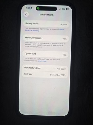 Unlocked Apple iPhone 15 Pro Max 256 GB Natural Titanium ￼
