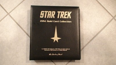 2009 STAR TREK 22KT GOLD 55 CARD COLLECTION IN ORIGINAL ALBUM PRICED TO SELL!