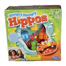 Hungry Hungry Hippos Marble Chomping Board Game Hasbro 2 - 4 Players 4 New