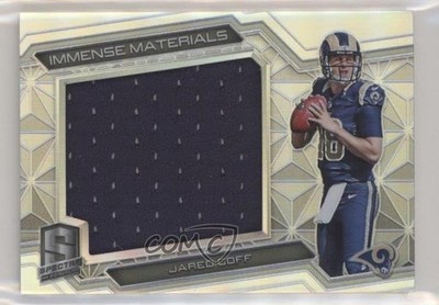 2016 Panini Spectra Immense Materials /199 Jared Goff #1 Rookie RC 6kg