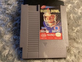 Good preowned condition TEAM NFL Tecmo Super Bowl For NES no manual