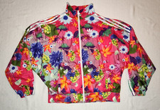 BEAUTIFUL Adidas AOP Floral Full Zip Windbreaker Youth Girls XL CE1124