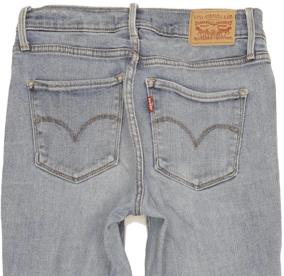 Levi's 311 Shaping Women Blue Skinny Slim Stretch Jeans W26 L31 (105047) - Image 4 of 4