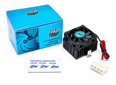 Cooler Master Socket 7 CPU Fan Heatsink Retail Box Pentium K6 K6-2 K6-III