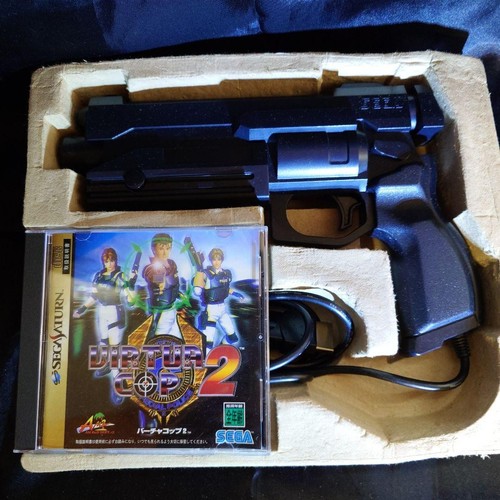 Sega Saturn Policenauts with Pictures Book & Virtua Cop Virtual Gun Set - Picture 6 of 14