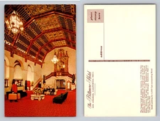 Los Angeles, CA-California, Biltmore Hotel Grand Lobby Interior Vintage Postcard