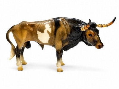 Vintage Breyer 2001 Breyerfest SR Texas Longhorn Bull ''Mesquite'' glossy Ranch