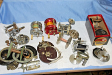 Lot Vintage Fishing Reel bait cast Parts Repair