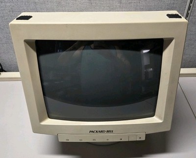  Packard Bell 14'' CRT SVGA Monitor - PB8538SVGA *AS IS-PARTS/REPAIR-PLEASE READ*