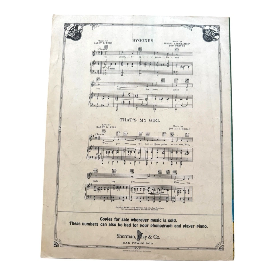 Ukelele Twilight The Stars and You 1915 partituras Nacio Herb Brown Ball Trio Foto 4 de 4