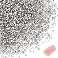 5000 StüCk Runde Quetschperlen 1.5Mm Abstandshalterperlen 0.5Mm Loch Winzige Per