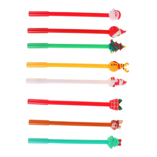 24 PCS Christmas Pen Student Cute Gel New Year Festive Xmas Gift - Picture 3 of 11