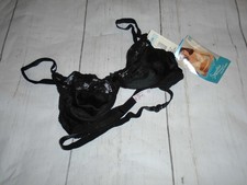 34B NWT Black Underwire Convertible Vintage SMOOTHIE Backless Bra 164 34B