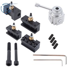 For Table Mini Lathe Quick Change Tool Post & Holders Multifid Tool Holder Kit