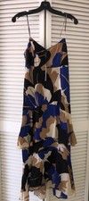 Tracy Reese Flounced Slip Dress in Neutral FloralPrint Size 10 New ~ Summer