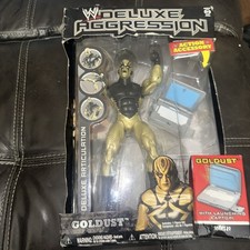 2009 WWE Deluxe Aggression Series 21 Goldust Jakks Pacific Toys 7” New Sealed