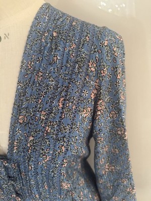 Veronica Beard Sommerkleid Dress Kleid Luftig Leicht Blümchen, Boho, Gr. M