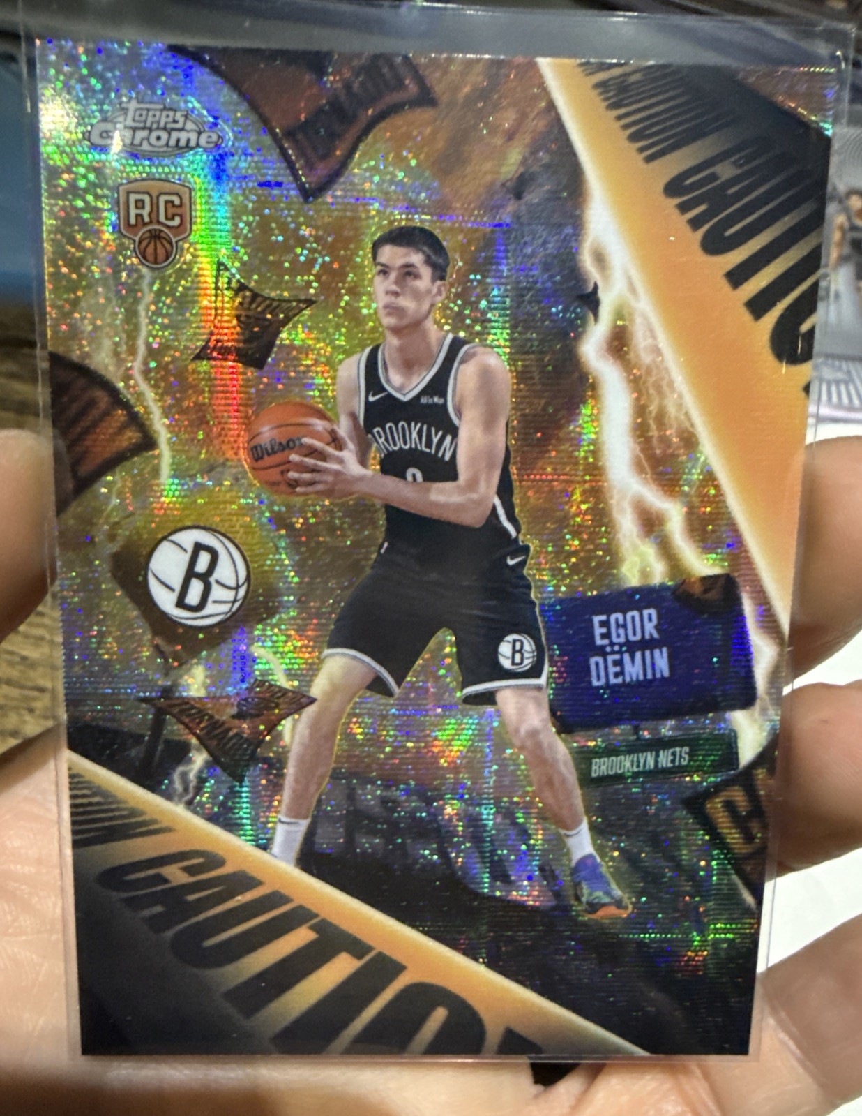 2025-26 Topps Chrome Advisory Egor Demin #AD-8 Rookie CASE HIT SSP BROOKLYN NETS
