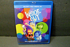 Inside Out ~ Disney-Pixar (2 Blu-rays + DVD 2015 WS 3-Disc Set) - VERY GOOD