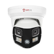 Anpviz 8MP Dual Lens 180° PoE IP Camera AI Human/Vehicle Detection, Night Vision