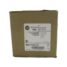 ALLEN BRADLEY 505-TOD-23 SER. D 110/115-120V BR/WH NSFS