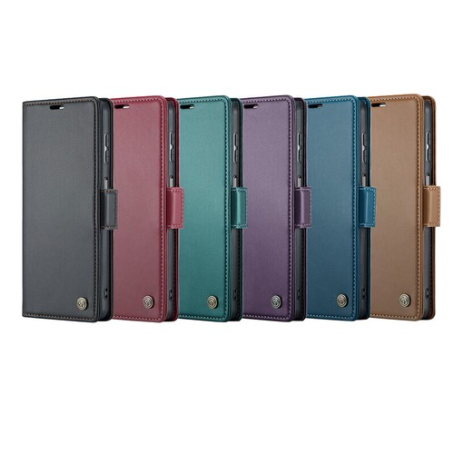 For iPhone 16e/16/15/14/13/12/11 XR SE 8 Leather Wallet Case Magnetic Flip Cover - Picture 2 of 28
