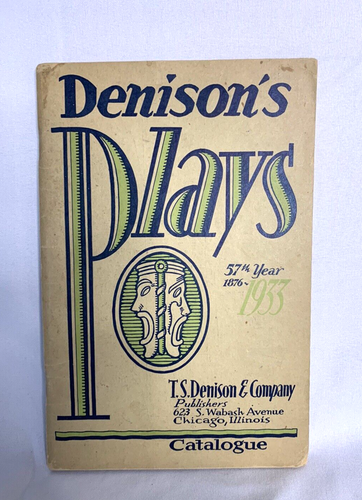 1933 Catalogue Denison's Plays 57th Year Royalty Plays One Act Comedies Farces - Picture 2 of 7