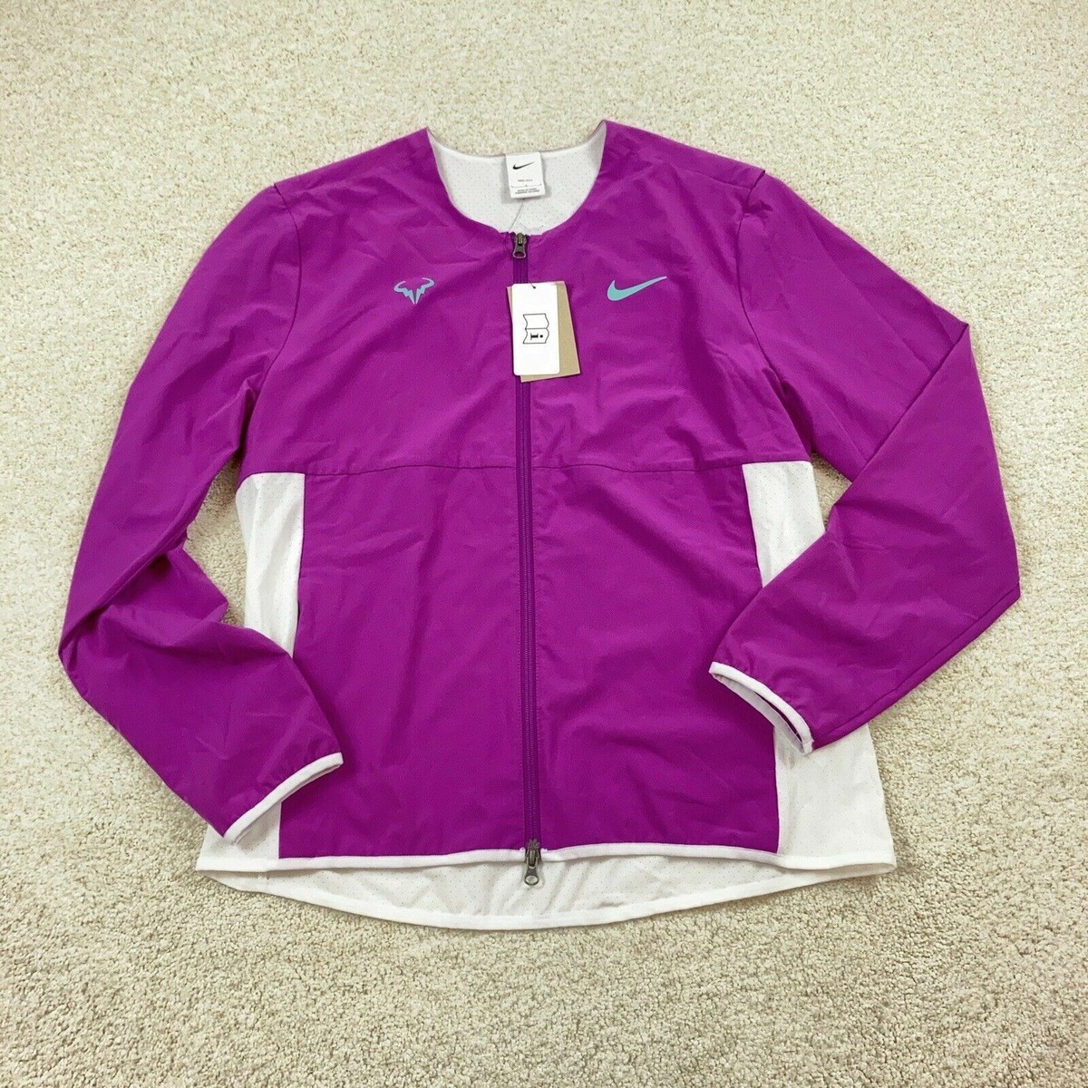 Nike RAFA Rafeal Nadal Dri Fit Jacket Full Zip CV2713-584 Mens