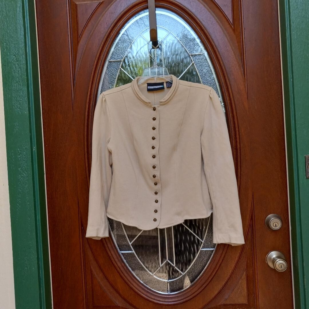 Requirements Stylish Button-down Khaki Blazer/Jac… - image 1