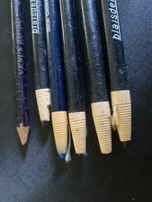 6 Blaisdell  Dixon Peel-Off China Marker Chinagraph Pencils