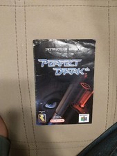 Nintendo 64 Perfect Dark N64 Instruction Booklet Manual Only