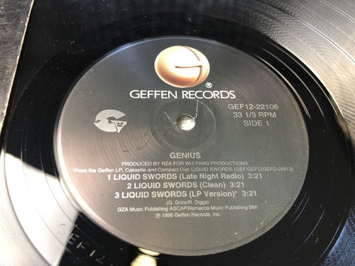 Genius / GZA And Finally... In The Year Of The WU - Liquid Swords Labels EP 12” - Picture 2 of 4