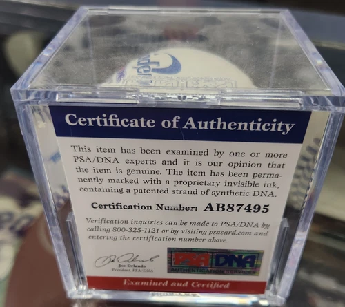 Jason Kubel Signed Baseball Psa Cert Free Shipping Great Shape