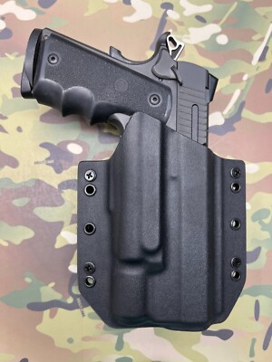 Black Kydex Holster 2011 Double Stack 5'' Full Rail Surefire X300 Ultra B model 