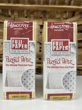 Lot of 8 Packs Fuji Paper Perm End Papers Jumbo Size 2.5" x 4" 500 Sheet Bundles