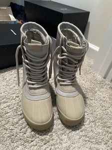 Size 12.5 Adidas Yeezy‎ 950 Moonrock Beige Mens Round Toe Mid-Calf Boots AQ4829 Yeezy 950 Moonrock | eBay main image 3