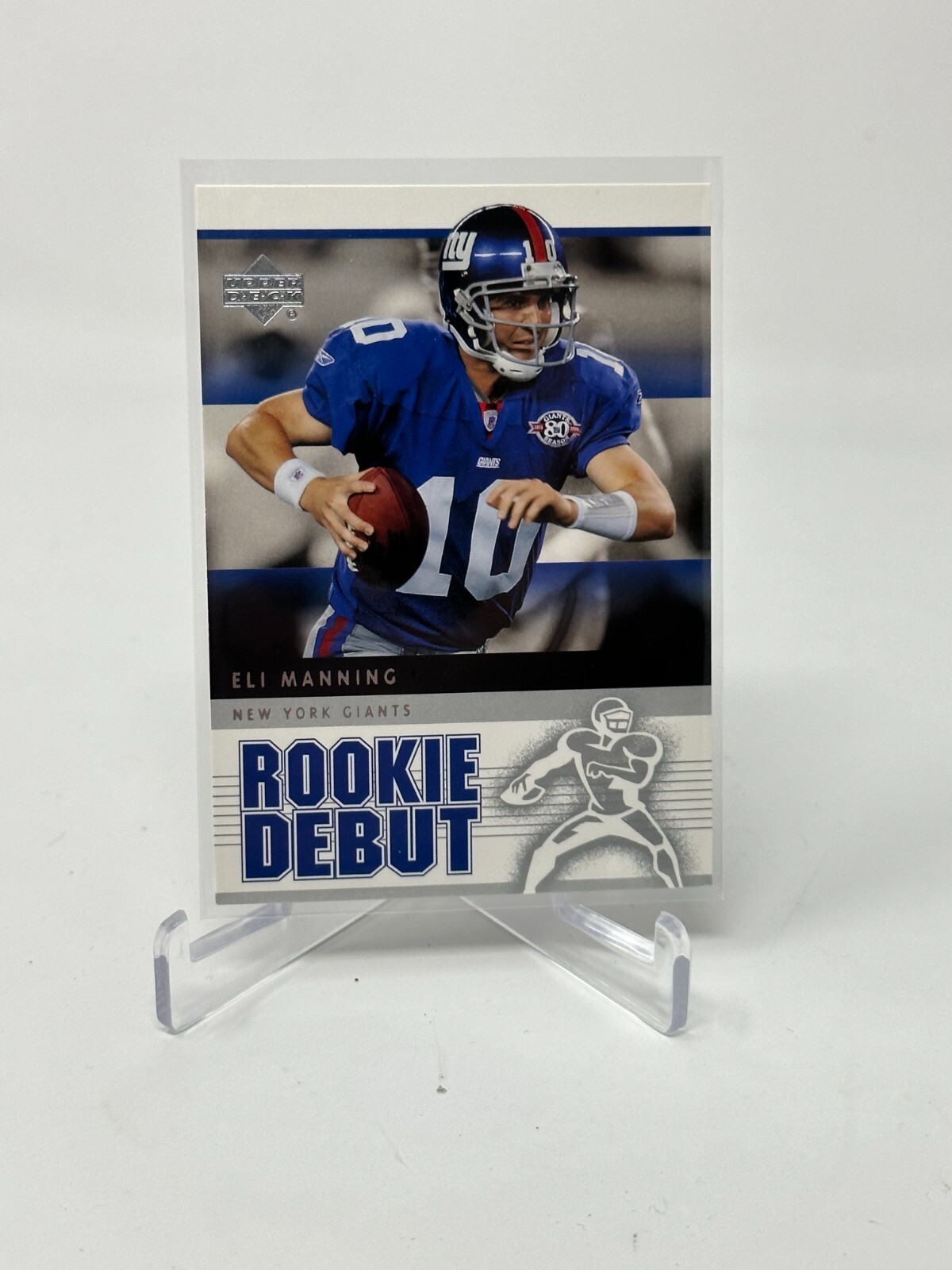 2005 Upper Deck Football Eli Manning Rookie Debut Card #64